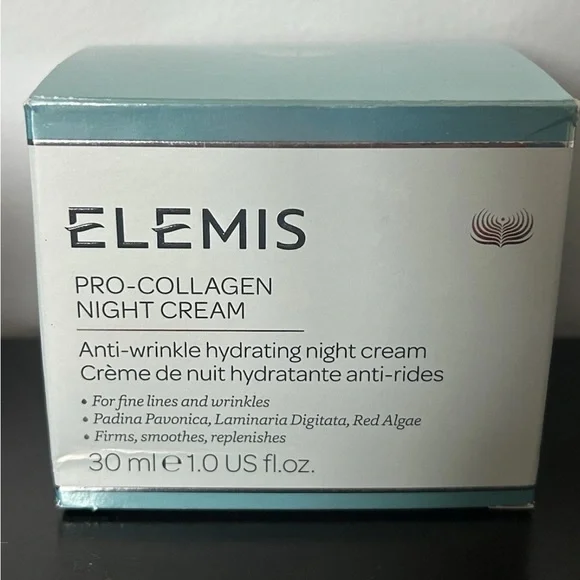 Elemis Pro-Collagen Anti-Wrinkle Night Cream - 1 fl oz 30 mL NEW In Box - Picture 2 of 3